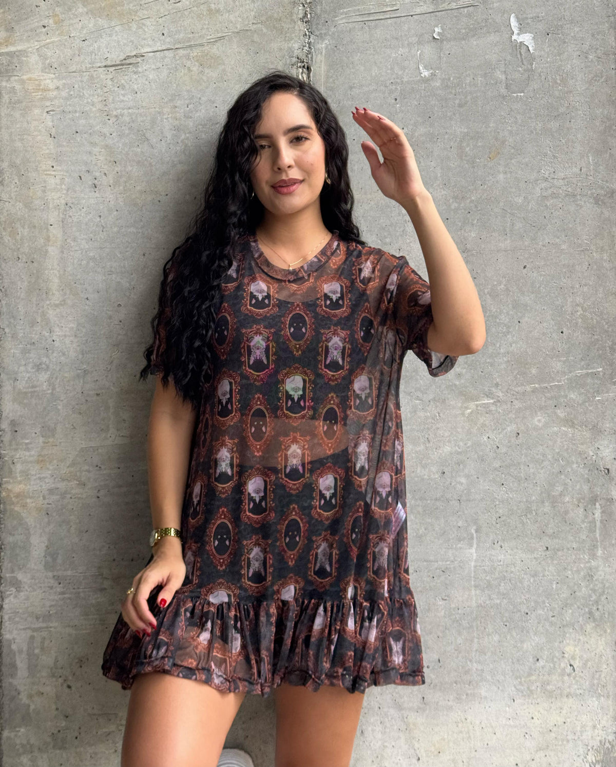 Vestido Amelia malla Estándar