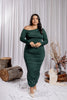 VESTIDO ZAFIRO VERDE BOTELLA