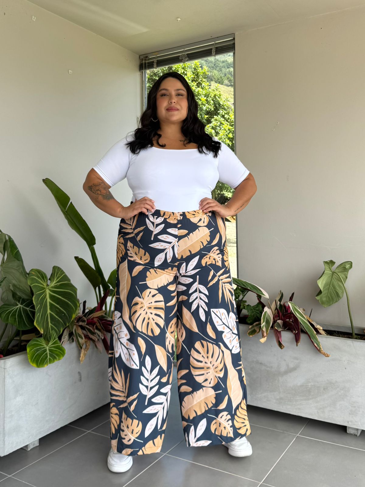 Pantalón Curvi Estampado