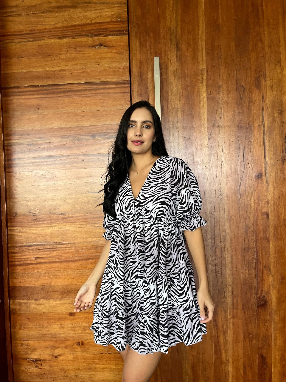 Vestido Sofia estándar estampado