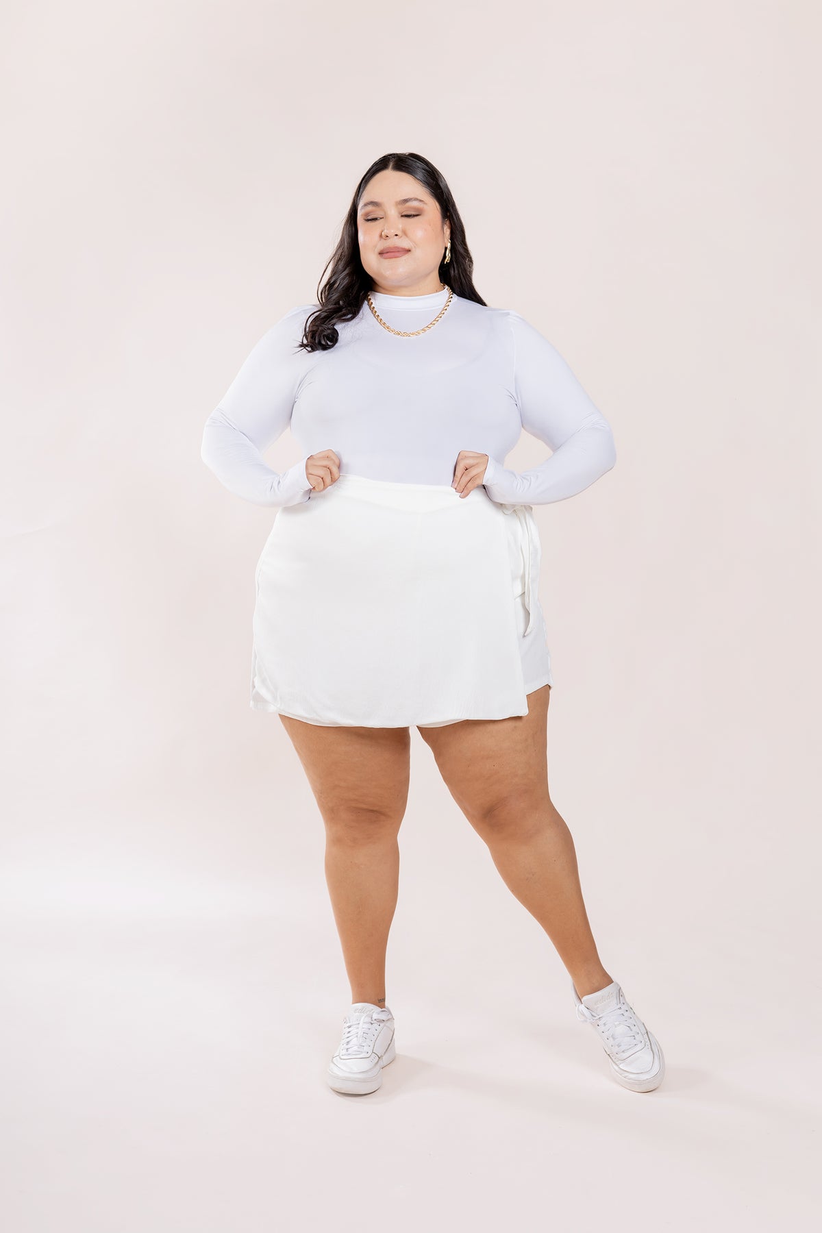 Falda Short Selena Curvi