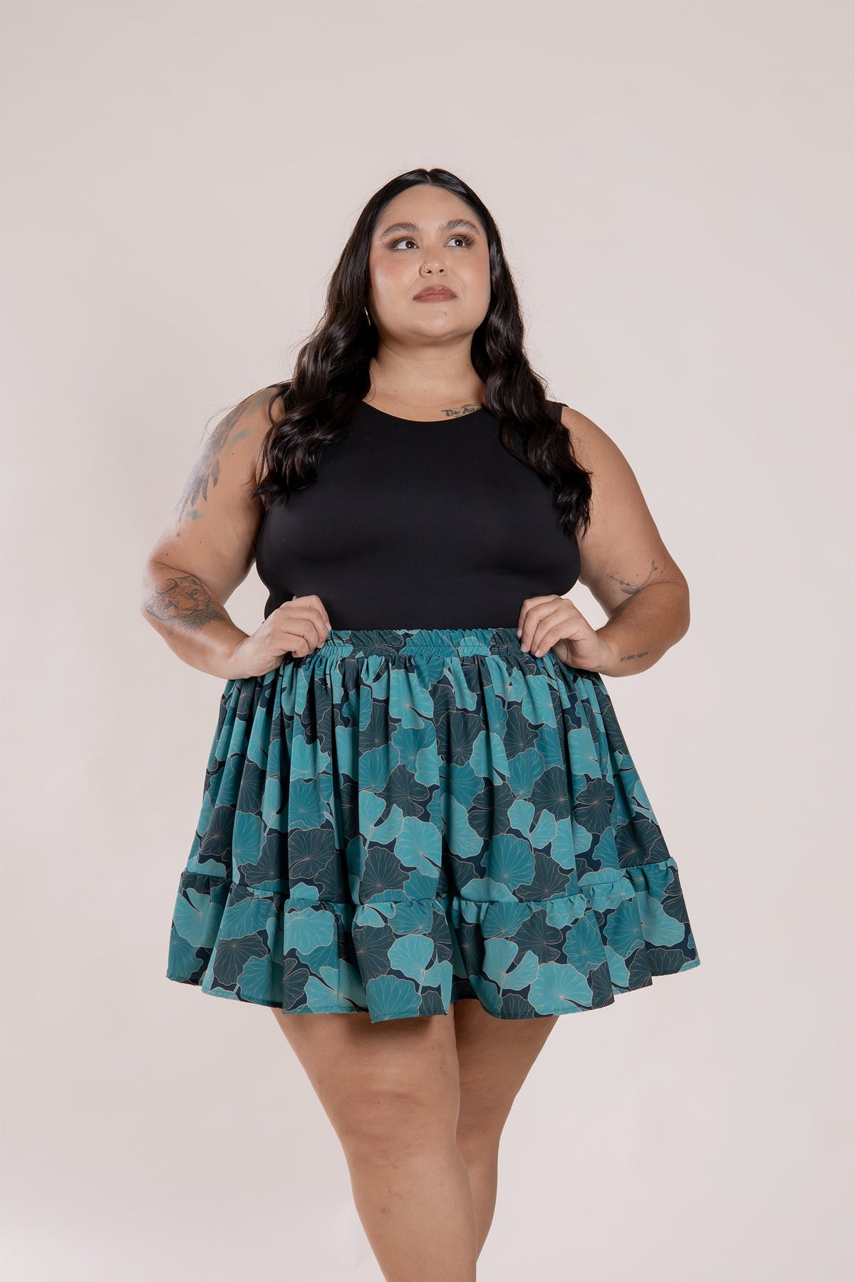 Falda Minitulipan Curvi