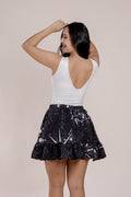 Falda Minitulipan estándar estampado