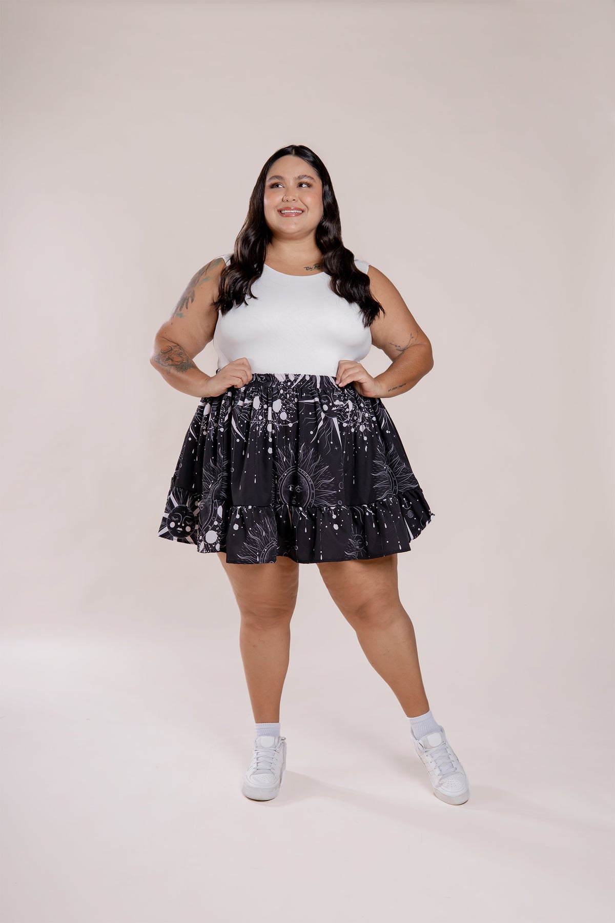 Falda Minitulipan Curvi