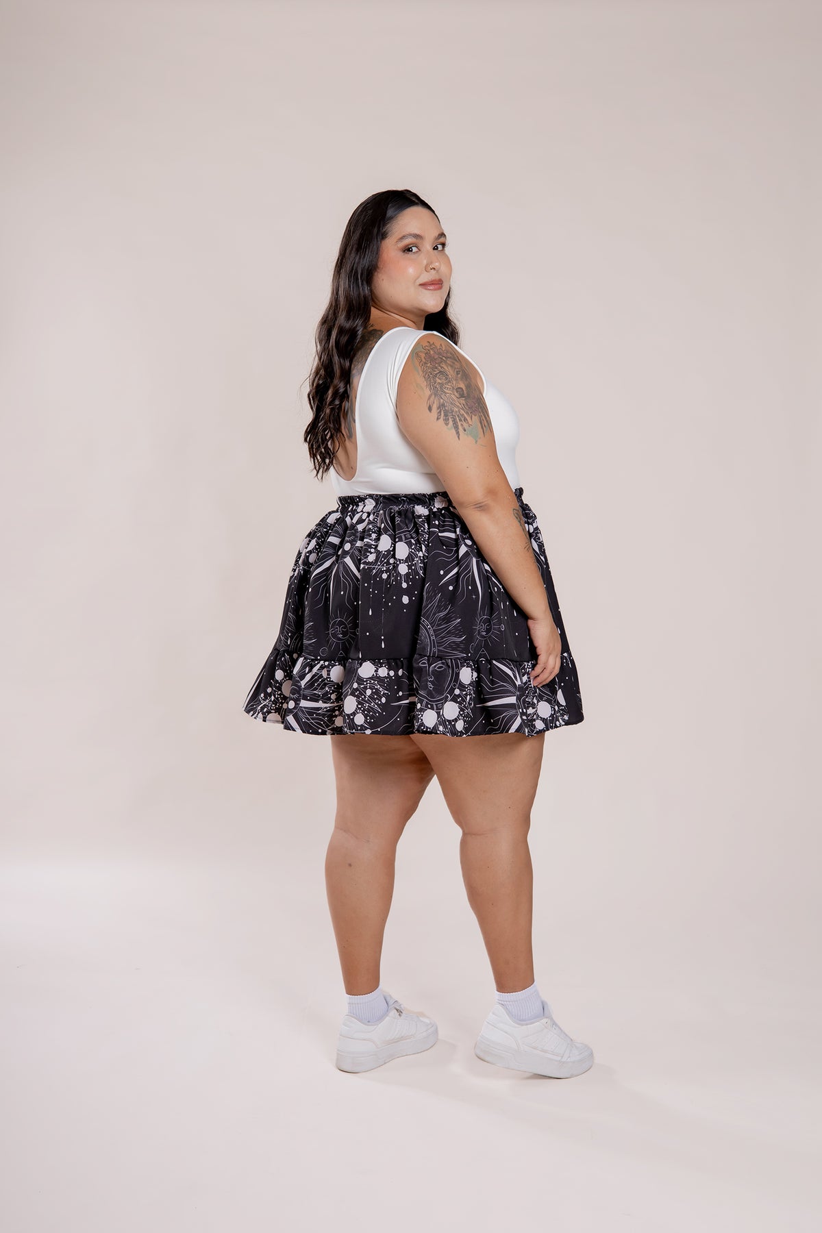 Falda Minitulipan Curvi