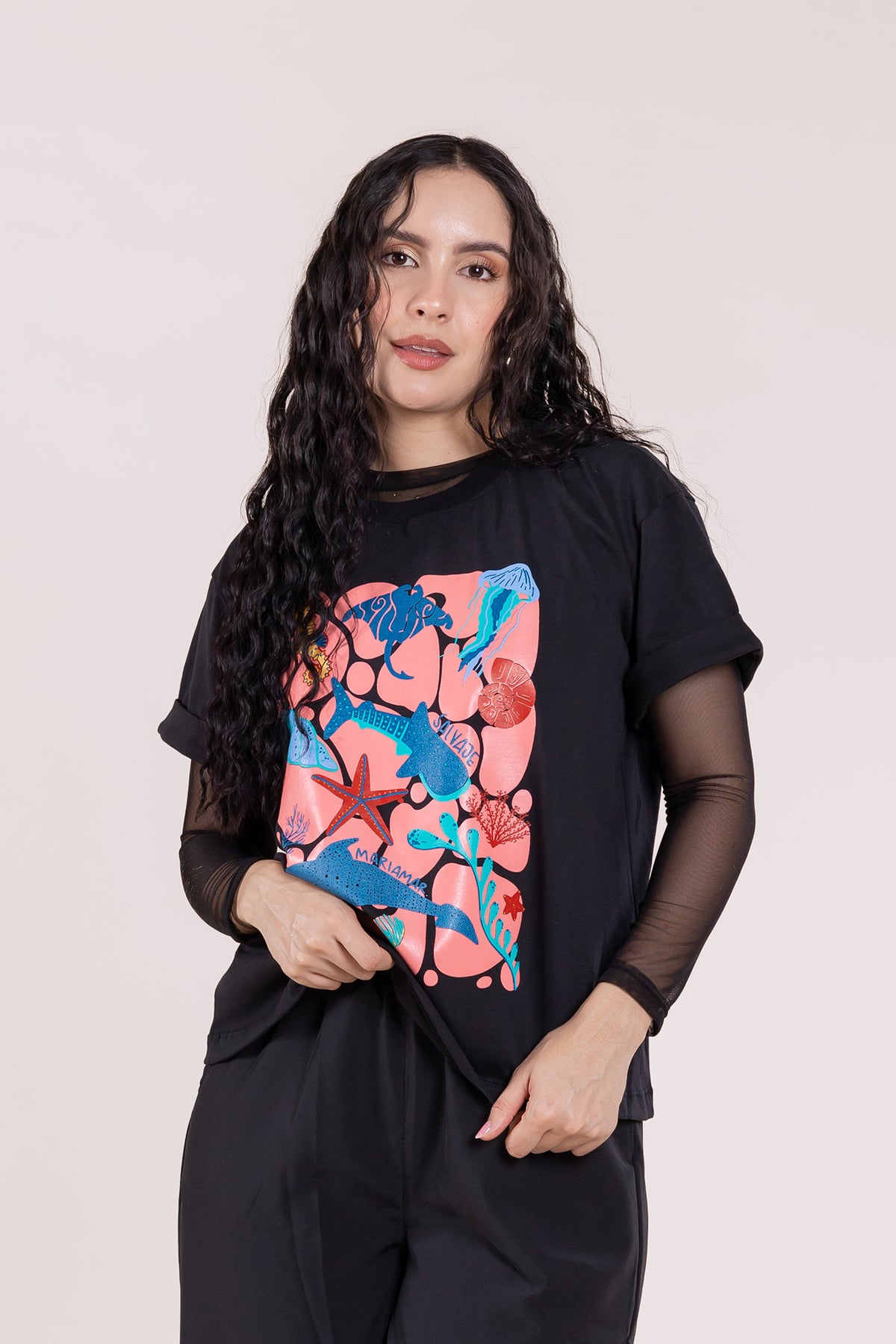 Camiseta Estampada Estándar