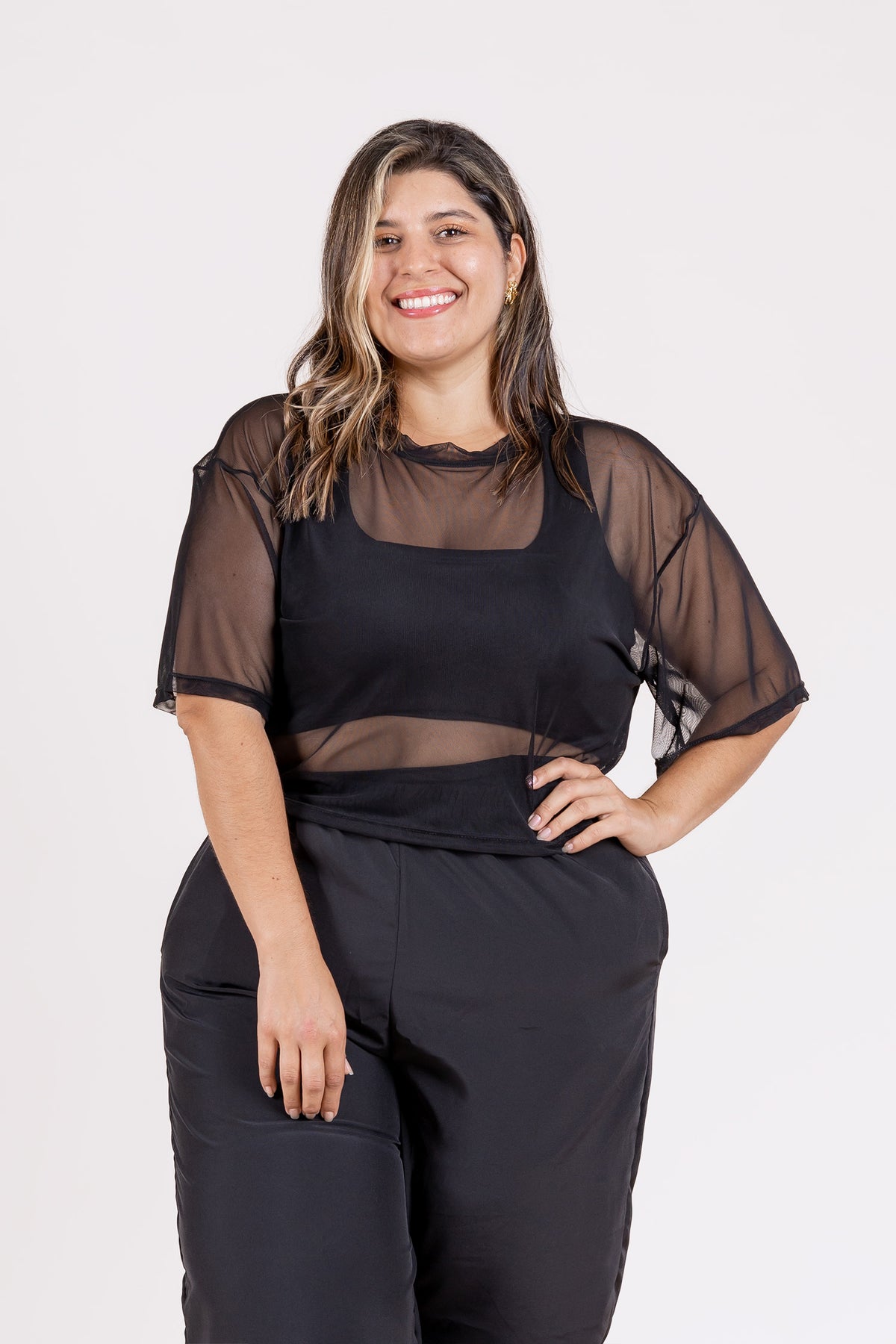 Blusa Diana malla Curvi