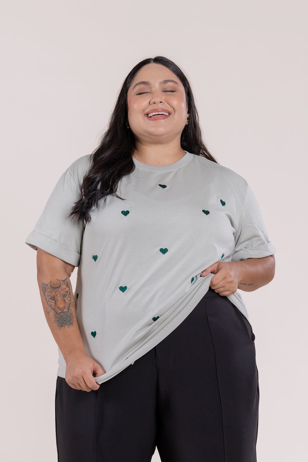 Camiseta Bordada Curvi