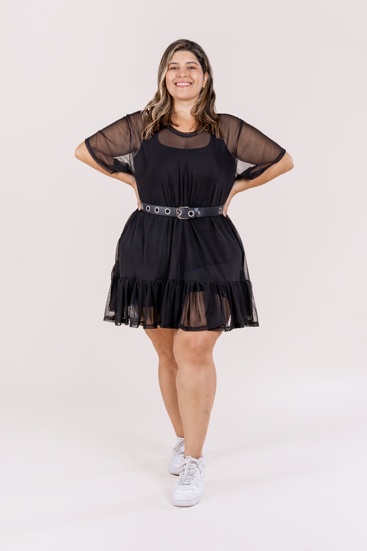 Vestido Amelia malla Curvi
