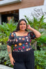 BLUSA ALBA ESTAMPADA