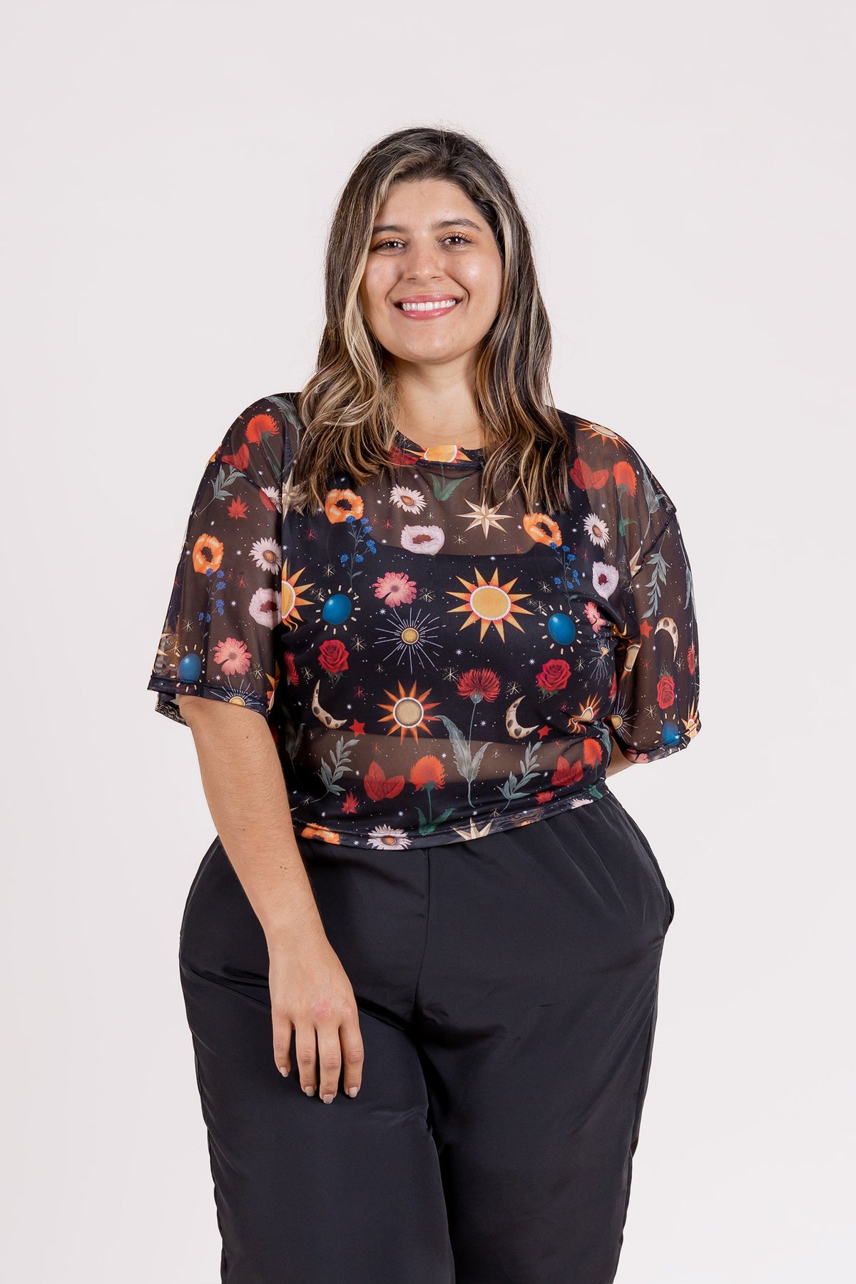 Blusa Diana malla Curvi