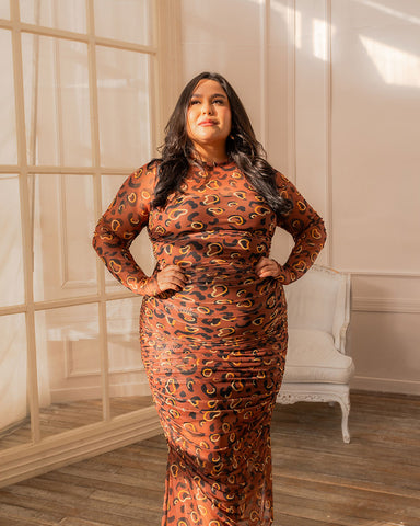 Vestido Amapola malla Curvi