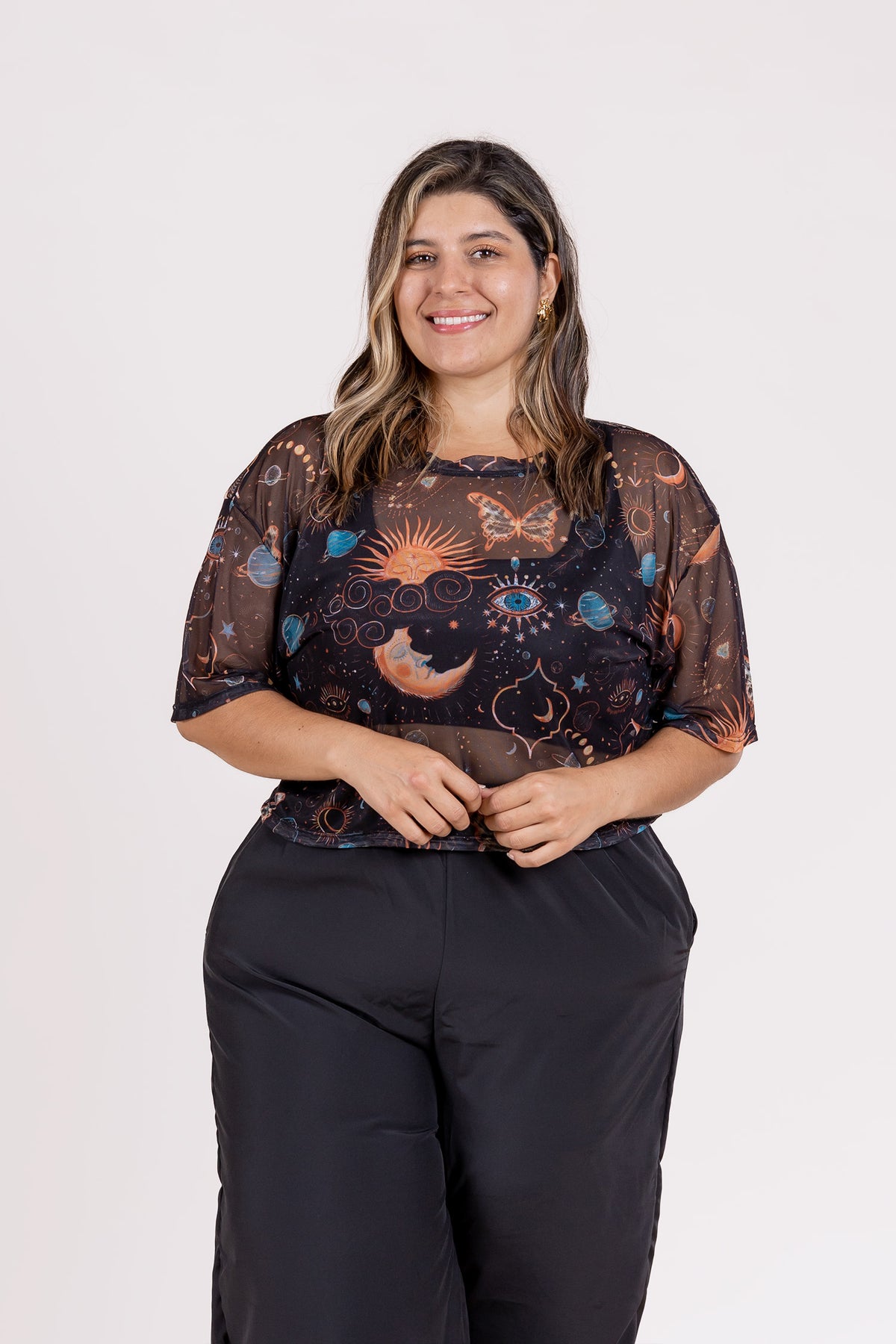 Blusa Diana malla Curvi