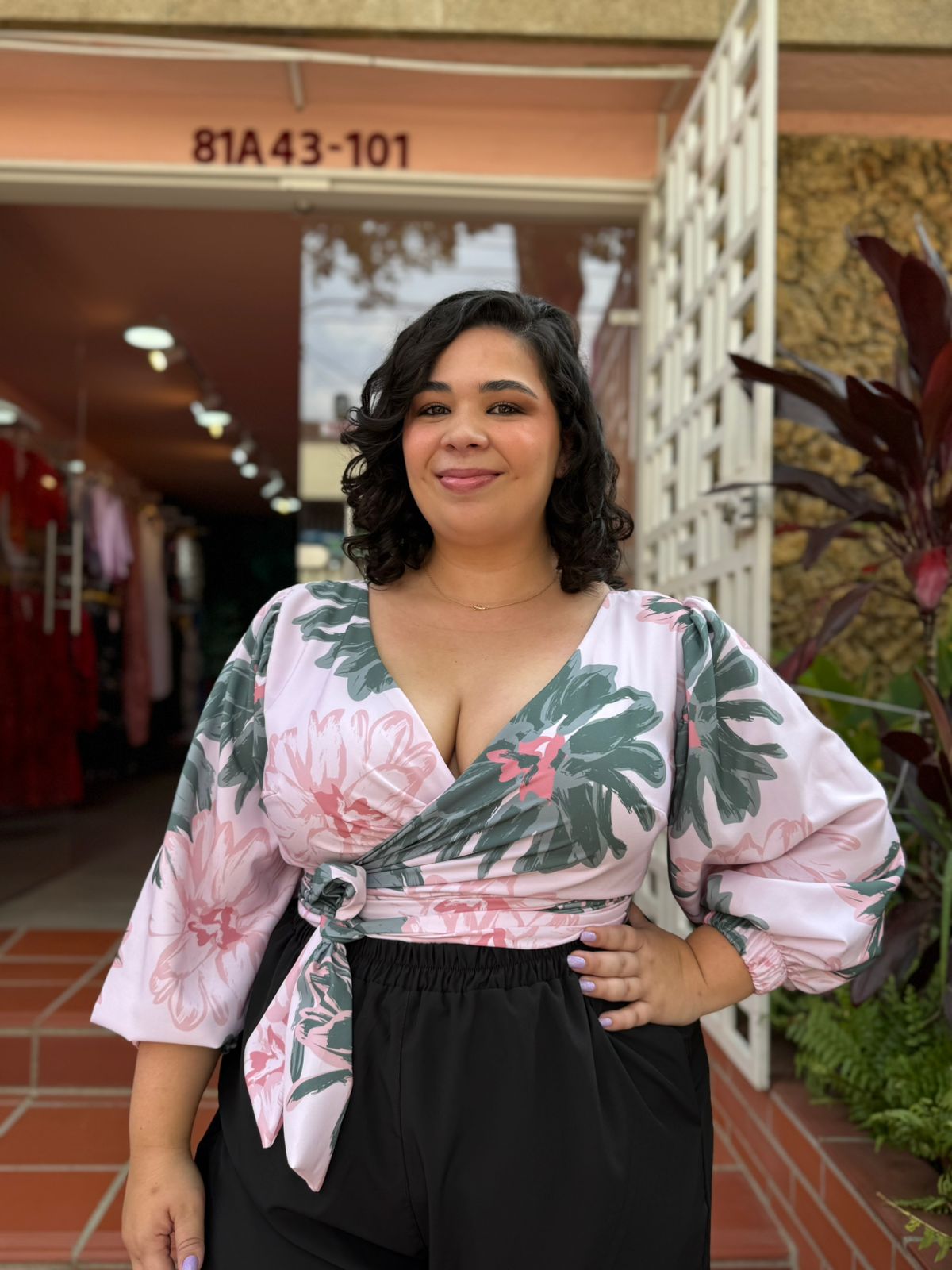 Blusa Jupiter Curvi estampada